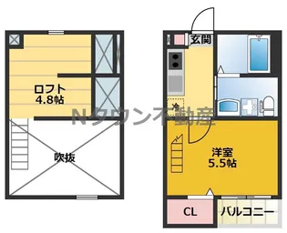 アーバンレックス中村公園【2階】の間取り