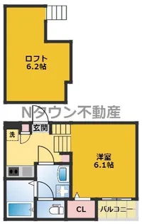アールグレイス中島町【1階】の間取り
