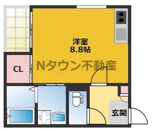 R-Smart志賀本通【3階】の間取り