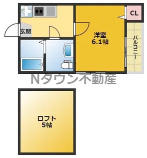 アイリス本陣【1階】の間取り