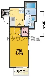 アランチェート矢田【1階】の間取り