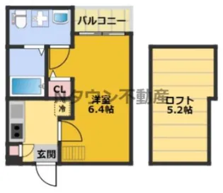 Embellir Due(アンベリールドゥ)【1階】の間取り