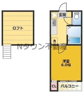 ウッドビレッジ【2階】の間取り