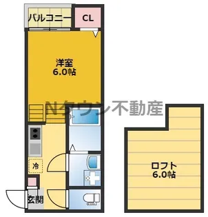 Y’s stage 吹上【2階】の間取り