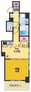 エステムプラザ名古屋駅前プライムタワー【4階】の間取り