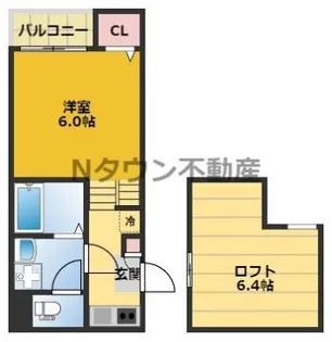ルナソレイユ【201号室】の間取り