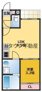 REGALEST S.FLOWER中村公園【1階】の間取り