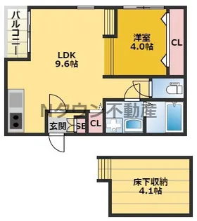 ラ・ナチュール大須【1階】の間取り