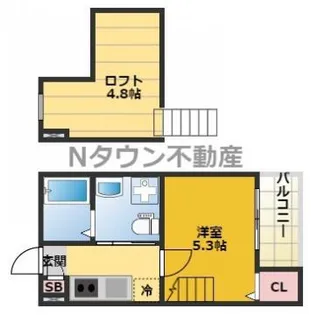 LSレジデンス名古屋【1階】の間取り