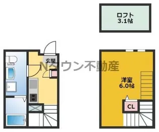 オーフォレスト【1階】の間取り
