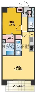 カザモデルノ【305号室】の間取り