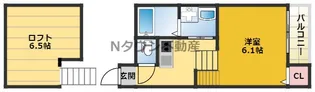 Glanz【103号室】の間取り