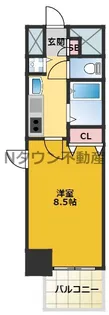プレサンス名古屋駅前グランヴィル【10階】の間取り