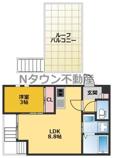 Grandtic Libra浅間町【2階】の間取り