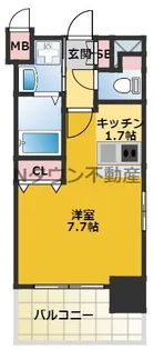 プレサンス名古屋城前【10階】の間取り