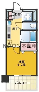 プレサンス名古屋城前ラバンカ【608号室】の間取り