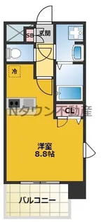 プレサンス名古屋STATIONアライブ【10階】の間取り
