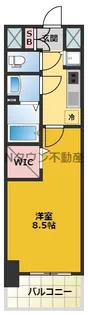 プレサンスジェネ鶴舞【2階】の間取り