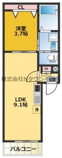 コンパートハウス大曽根【2階】の間取り