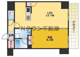 さくらHills NISHIKI Platinum Residence【11階】の間取り