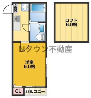 シェモア千種公園【101号室】の間取り
