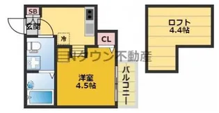 スカイヒル新栄【1階】の間取り