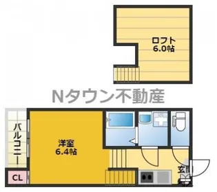 EMブランドール【1階】の間取り