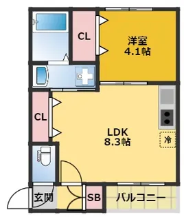 セントラルパーク中村公園【2階】の間取り
