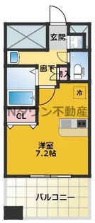 プレサンス泉セントマーク【4階】の間取り