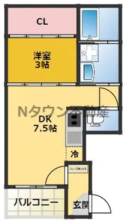 ファミリエ Nagoya【301号室】の間取り