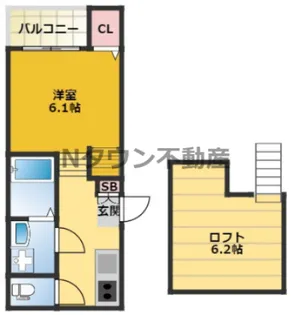 フォルクローレ名駅西【2階】の間取り