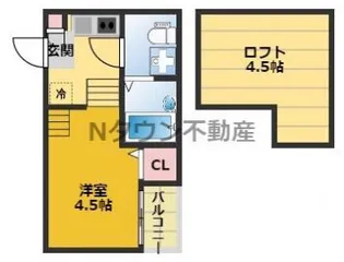 スカイヒル新栄【2階】の間取り