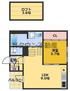 グランディエール【2階】の間取り