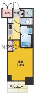プレサンスTHE久屋大通レジェンド【12階】の間取り
