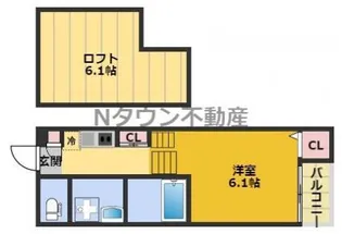 クリークコート【1階】の間取り
