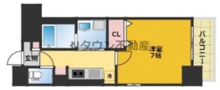 グランツェ名駅太閤通【1001号室】の間取り
