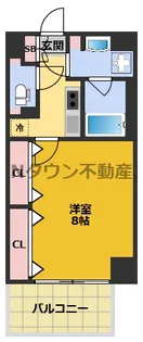 グリーンコート亀島【5階】の間取り