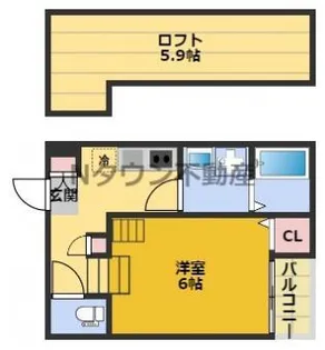 ハーモニーテラス大杉町Ⅲ【1階】の間取り