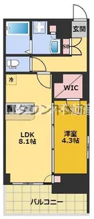 プレサンス ロジェ 丸の内 CENTRAL CASA【13階】の間取り