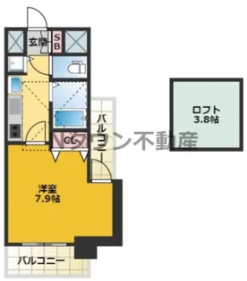 プレサンス名古屋駅前アクシス【4階】の間取り