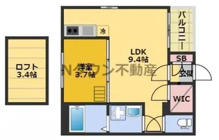 ハーモニーテラスティーエイチ【2階】の間取り