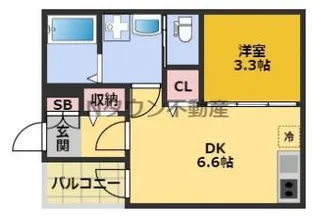 エスポワール今池南【2階】の間取り