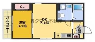 エトワール大曽根【2階】の間取り