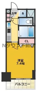 プレサンス名古屋駅前グランヴィル【2階】の間取り