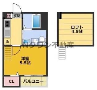 アーバンレックス中村公園【1階】の間取り
