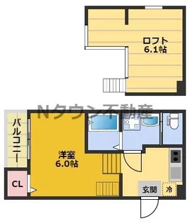 ハーモニーテラス東水切町Ⅱ【2階】の間取り