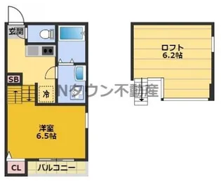 ハーモニーテラス楓【2階】の間取り