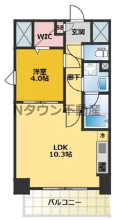 ルノンドームA【7階】の間取り