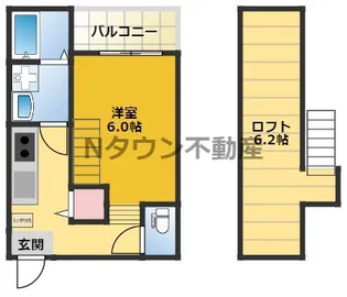 ルノンキュール【1階】の間取り