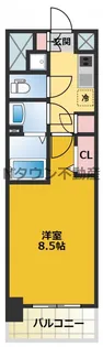 プレサンス錦ラウム【5階】の間取り